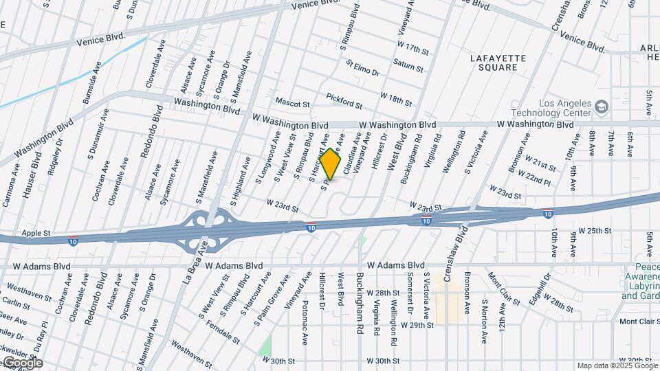 2102 S Palm Grove Ave, Unit 2102 Map and Location Details