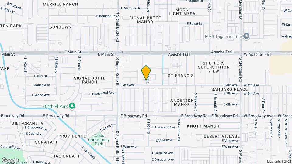 154 S 110th St Map and Location Details