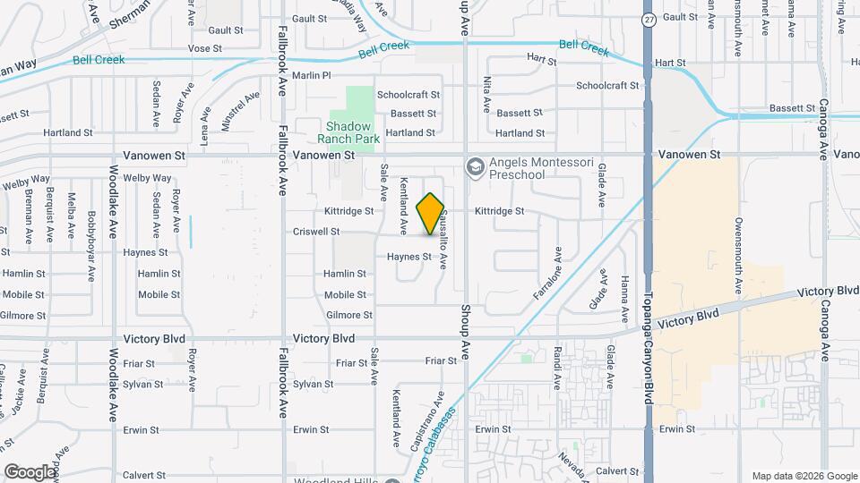 22446 Criswell St Map and Location Details