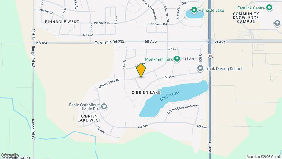 11133 O'Brien Lake Dr Map and Location Details