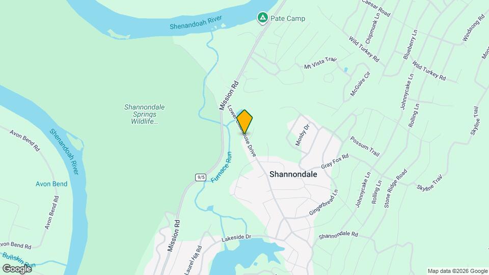 1005 Lower Clubhouse Drive Map and Location Details