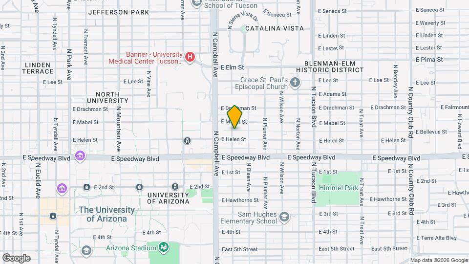 1220 N Norris Ave Map and Location Details