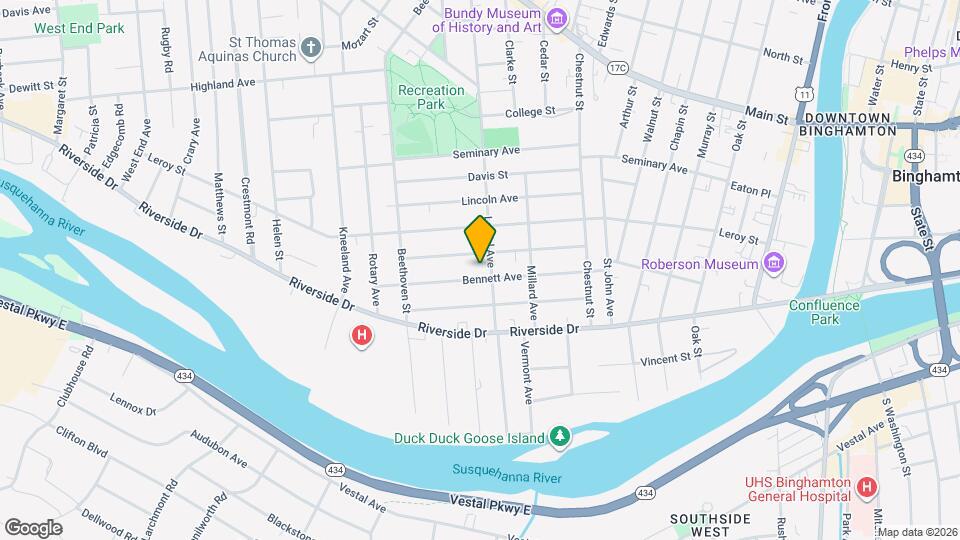 42 Bennett Ave, Unit 2 Mapa y Detalles de la Ubicación