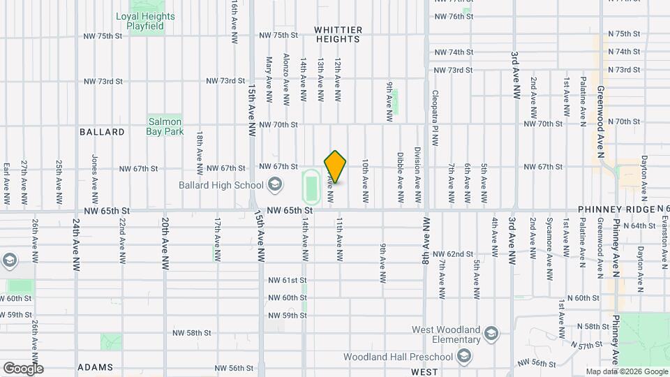 6528 12th Ave NW Map and Location Details