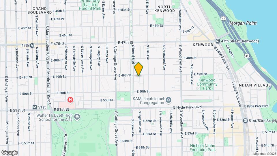 4901 S Drexel Blvd Map and Location Details