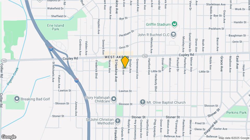 1055 Orlando Ave Map and Location Details