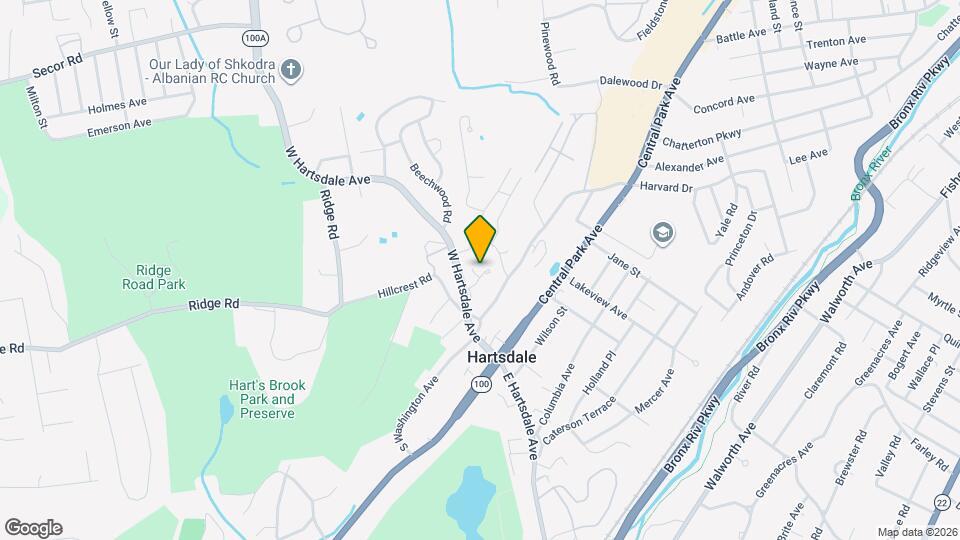 75 W Hartsdale Ave Map and Location Details