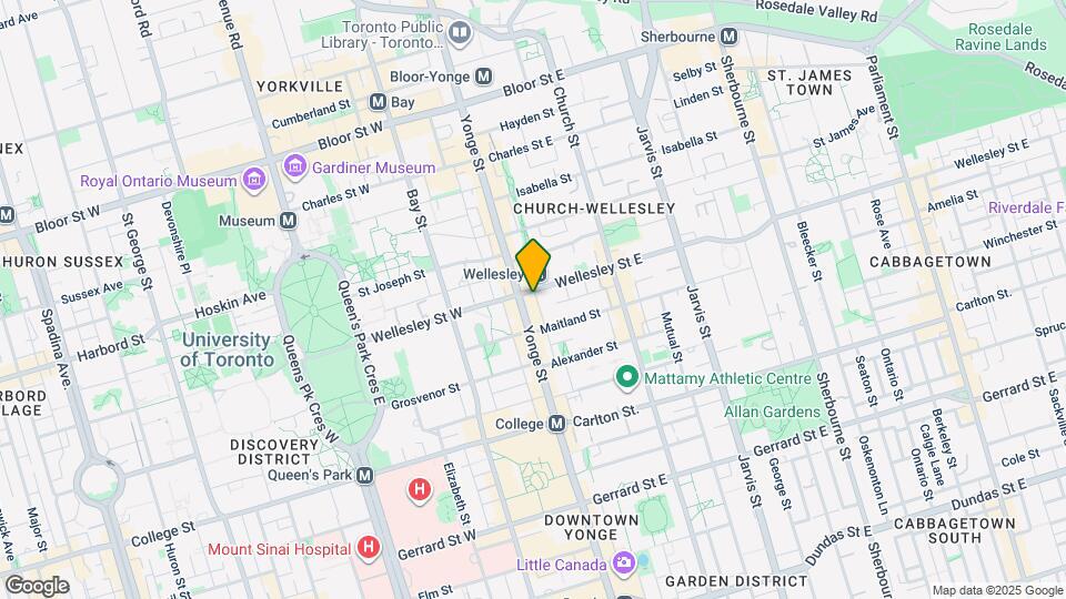 555 Yonge St Map and Location Details