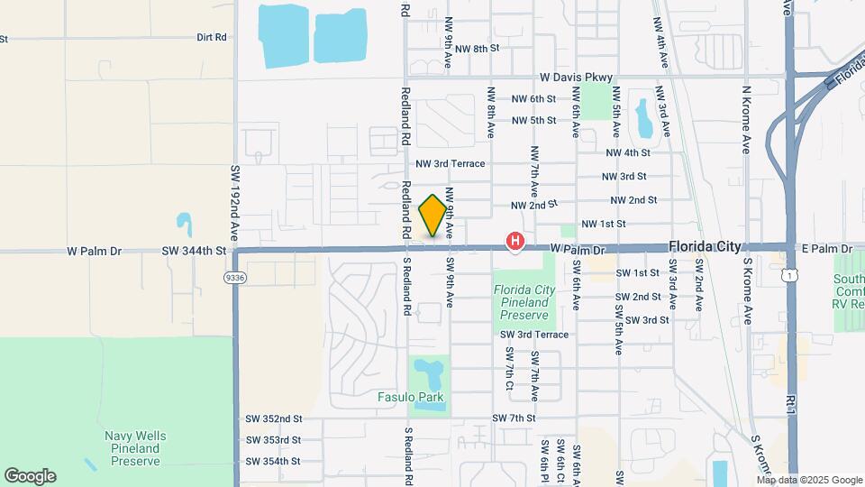 206 NW 11th Ct-Unit -1 Map and Location Details