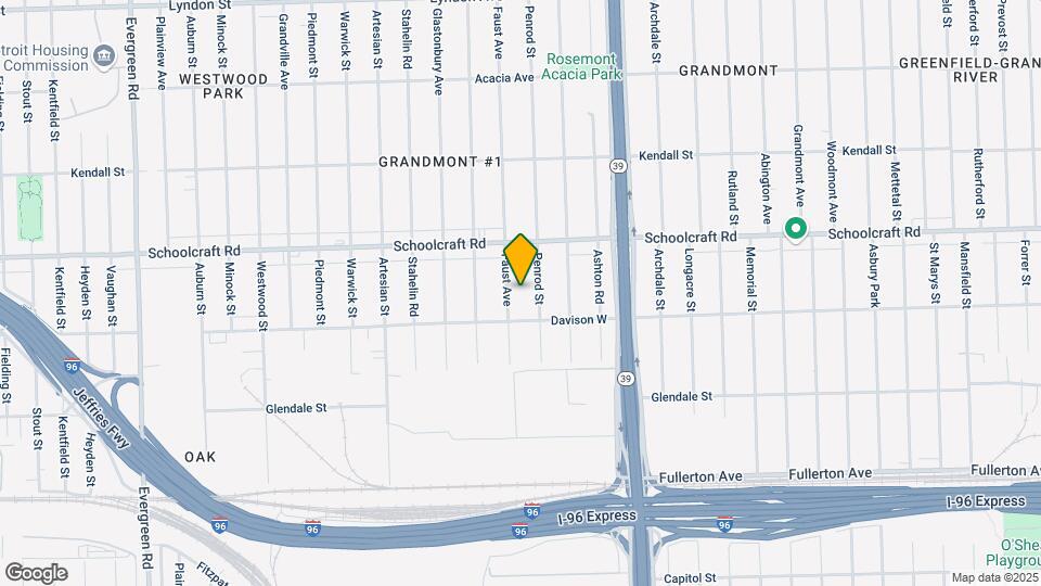 13550 Faust Ave Map and Location Details