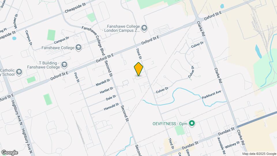 595 Third St Map and Location Details