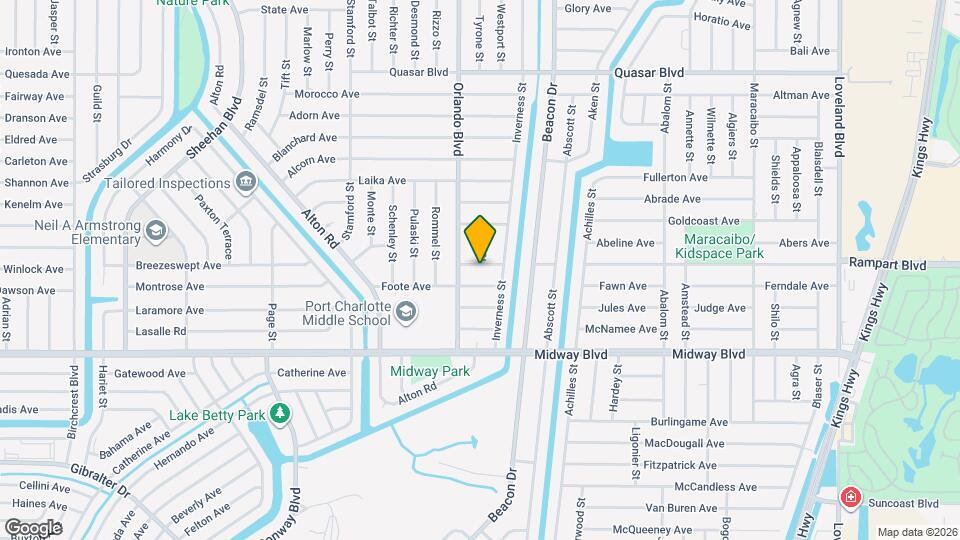 23029 Alabaster Ave Map and Location Details