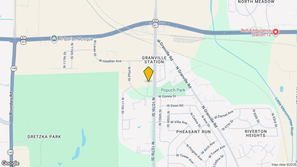 10818 W Donna Dr, Unit Charming 2BR 1.5BA condo for rent Mapa y Detalles de la Ubicación