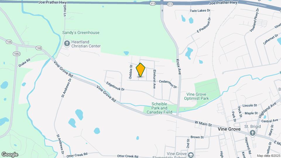 811 Cedarcrest Dr Map and Location Details