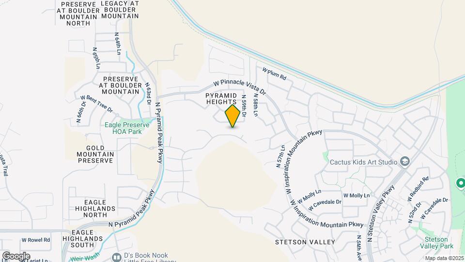 5930 W Fetlock Trail Map and Location Details