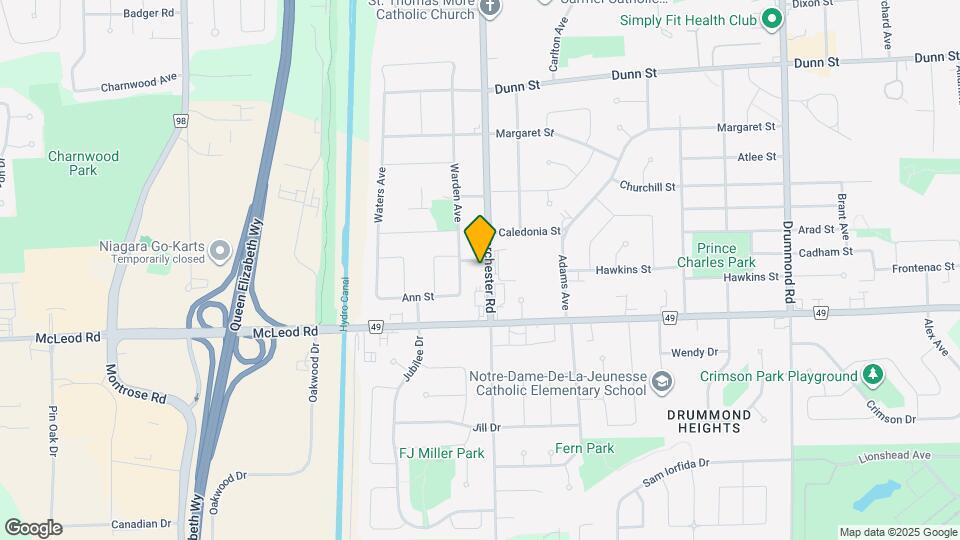 7121 Dorchester Rd Map and Location Details