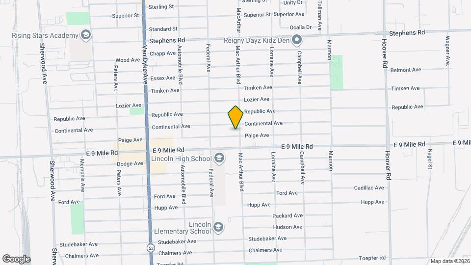 8509 Paige Ave Map and Location Details