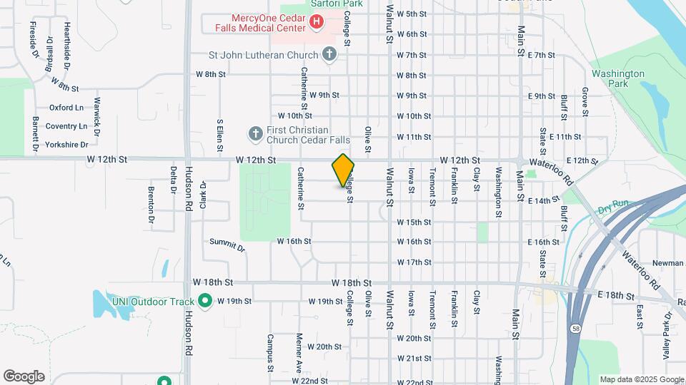 1315 College St Map and Location Details