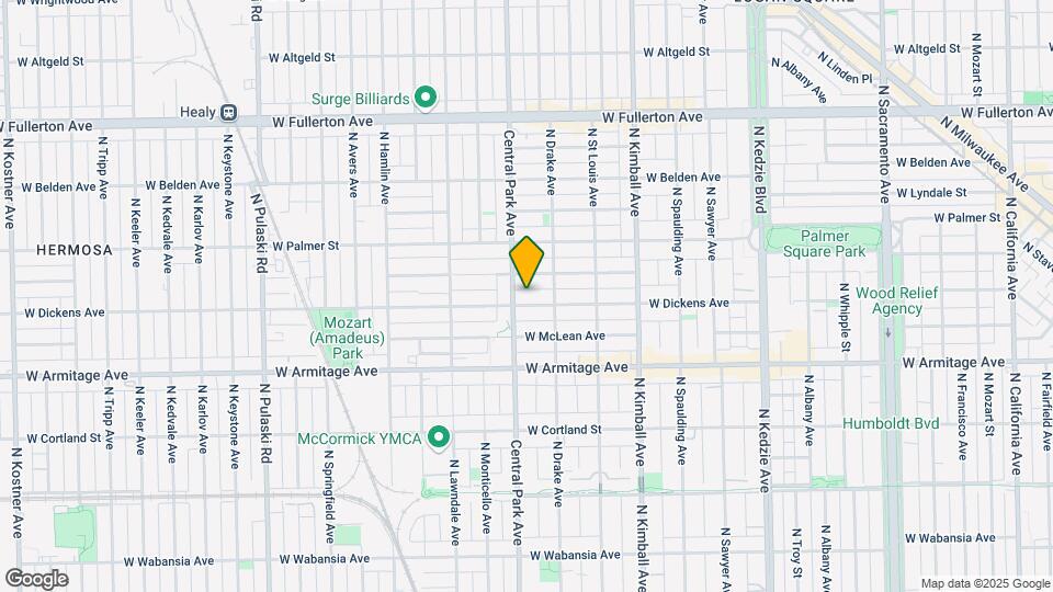 3570 W Dickens Ave, Unit 2 Map and Location Details