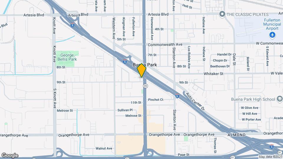 6555 Beach Blvd Map and Location Details