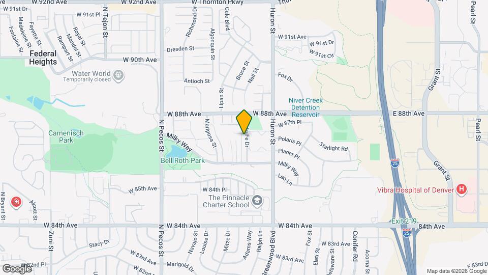 8705 Santa Fe Dr Map and Location Details