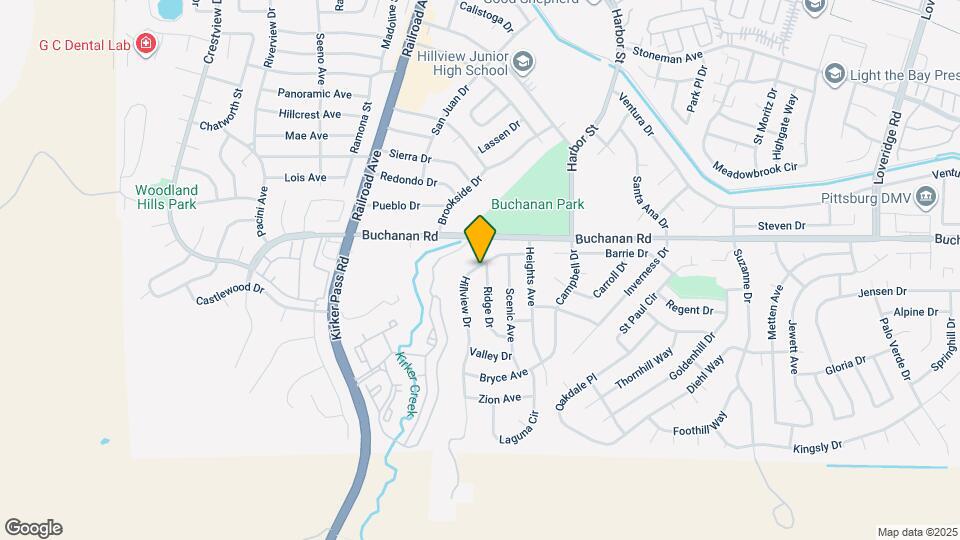 4234 Hillview Dr Map and Location Details