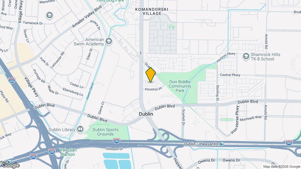 6233 Dougherty Rd Map and Location Details