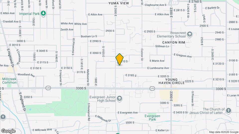 2019 E Lambourne Ave Map and Location Details