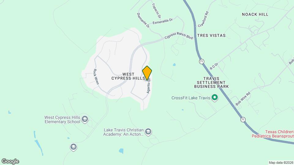 21817 Agarito Ln Map and Location Details