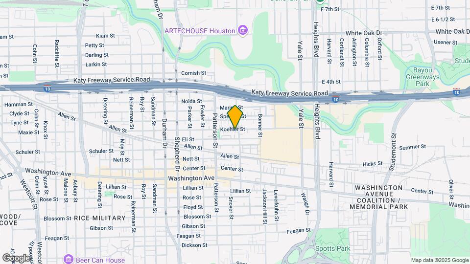 1419 Thompson St Map and Location Details