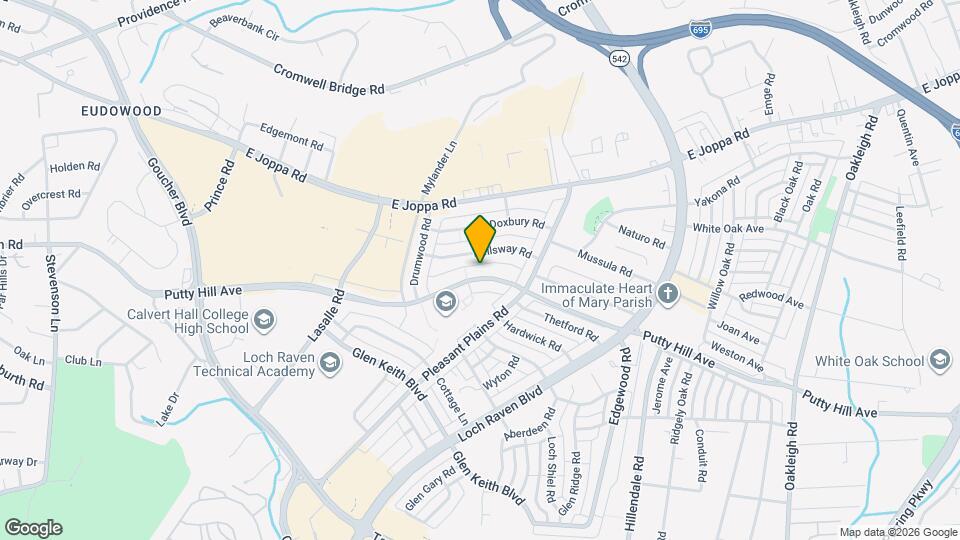 1546 Putty Hill Ave Map and Location Details