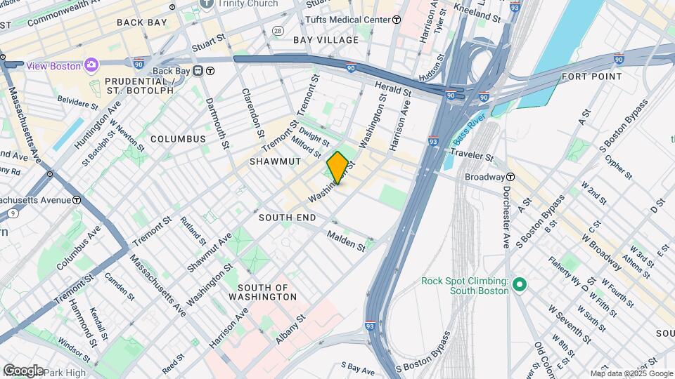 1280 Washington St Map and Location Details