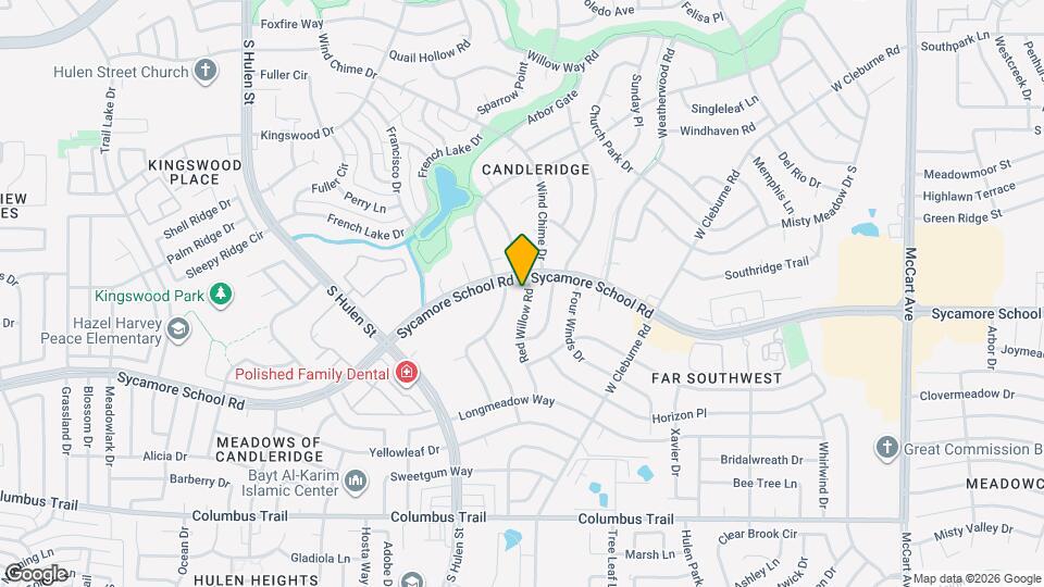 7508 Red Willow Rd Map and Location Details