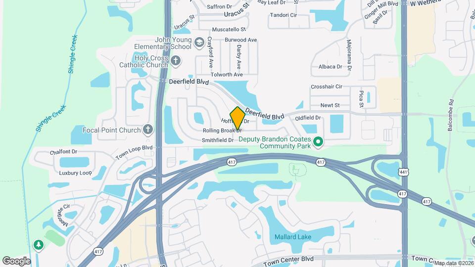 2640 Rolling Broak Dr Map and Location Details