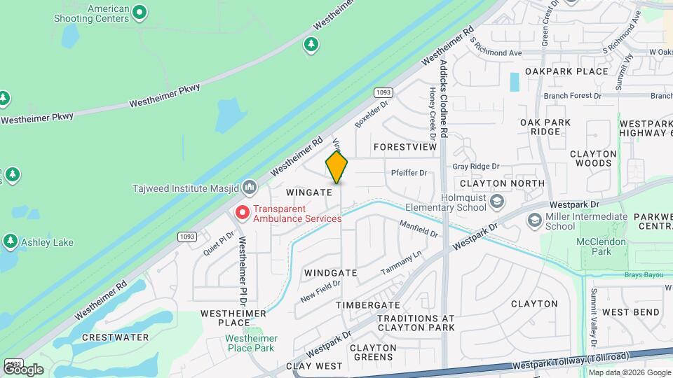 3610 Vineyard Dr Map and Location Details