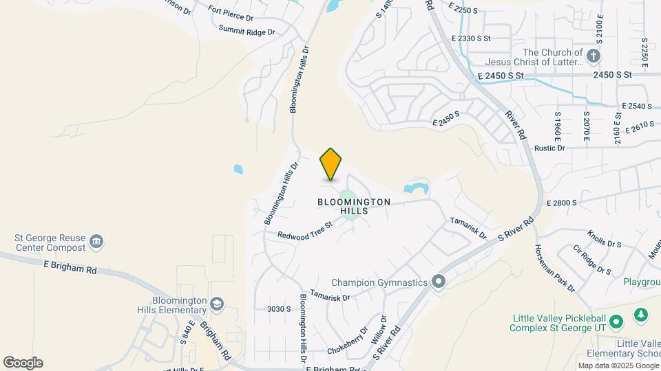 2814 Oak Cir Map and Location Details