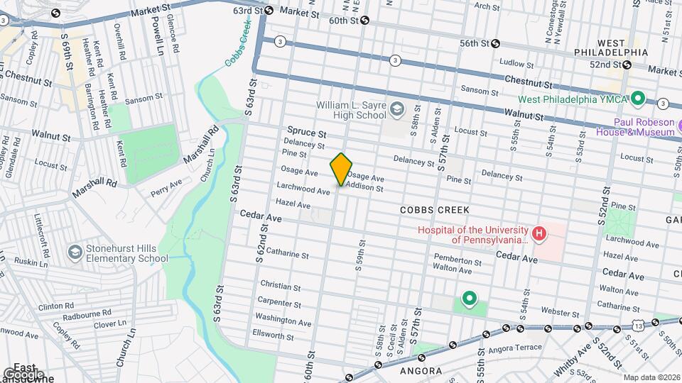 453 S 60th St Map and Location Details