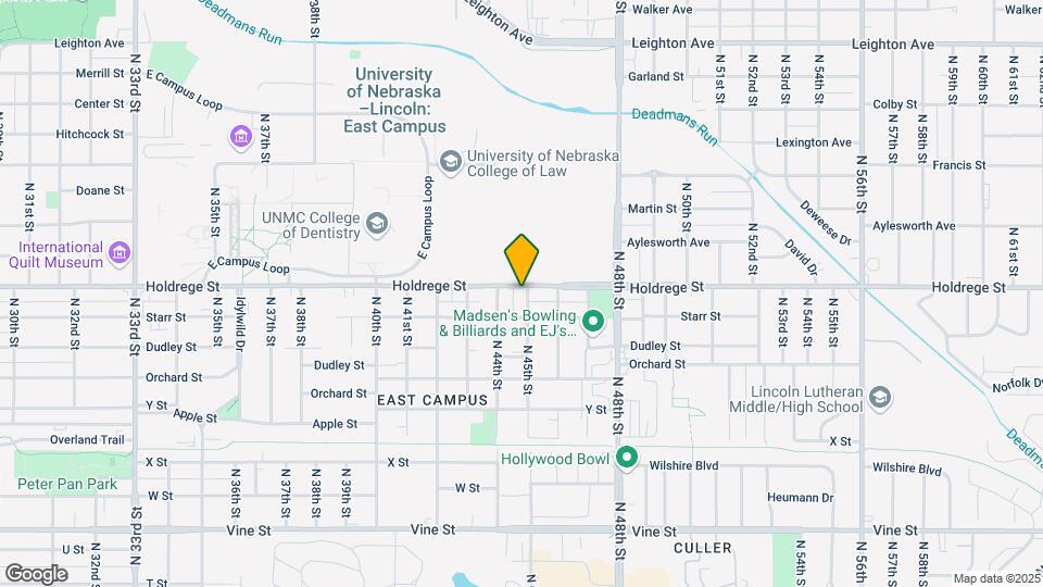 4431 Holdrege St Map and Location Details