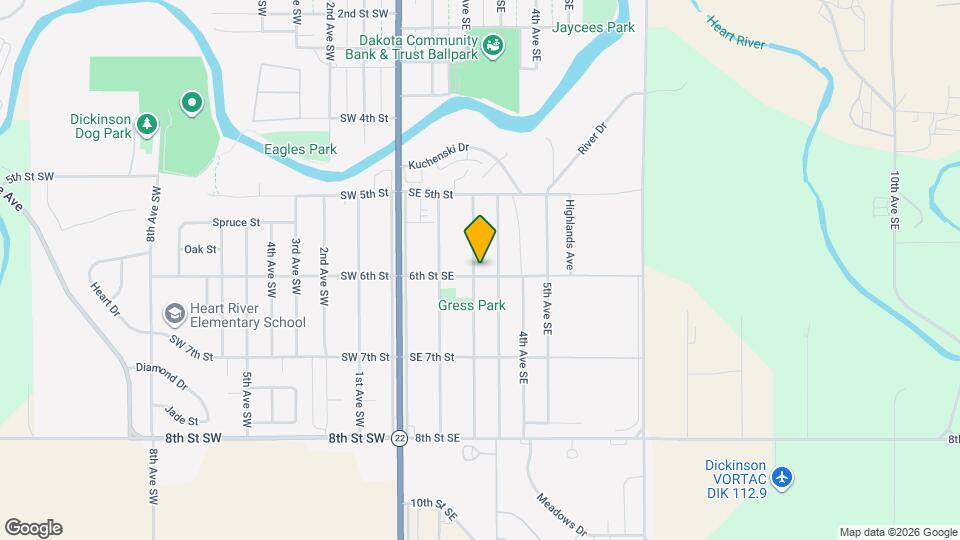 225 6th St SE Map and Location Details