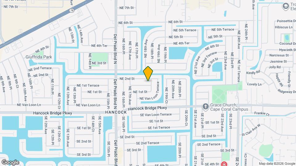 1813 NE 1st Terrace Map and Location Details