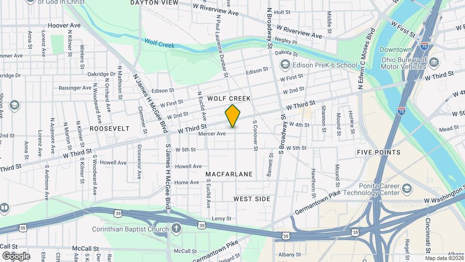 305 Mercer Ave Map and Location Details