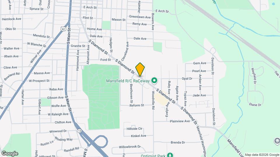 552 S Diamond St Map and Location Details