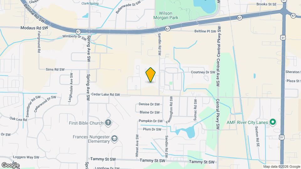 2821 Sandlin Rd SW Map and Location Details