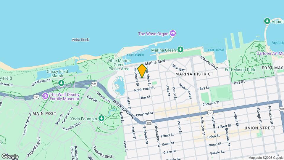2158-2160 Beach St Map and Location Details