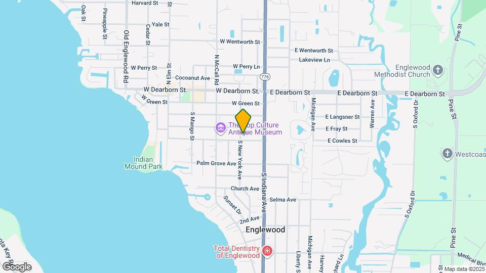 90 W Cowles St Map and Location Details