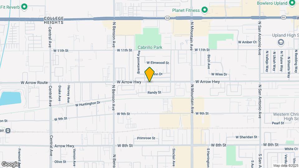 1418 W Arrow Hwy, Unit F Map and Location Details