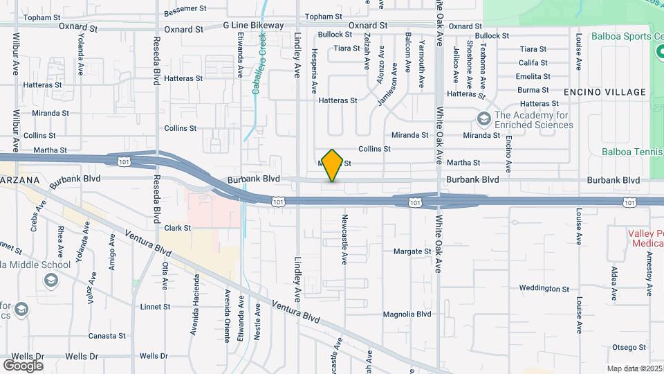 18020 Burbank Blvd Mapa y Detalles de la Ubicación