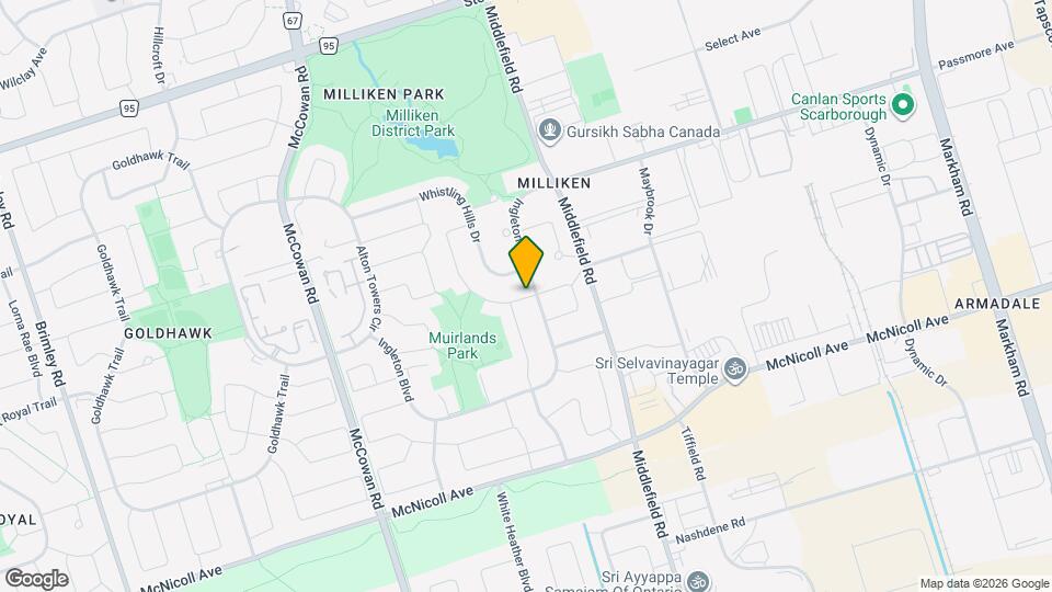5 Muirlands Dr, Unit 1515 Map and Location Details