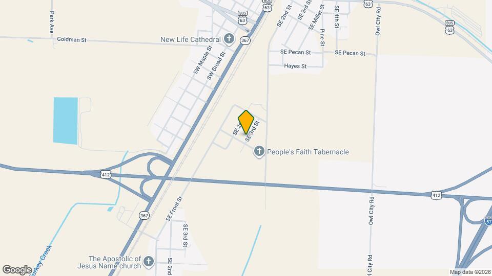 1206 SE 3rd St Mapa y Detalles de la Ubicación