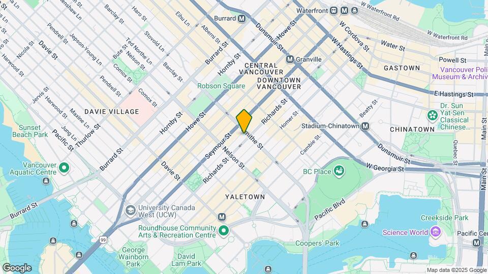 538 Smithe St Map and Location Details